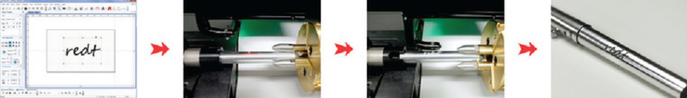 ボールペンの彫刻、名入れ方法